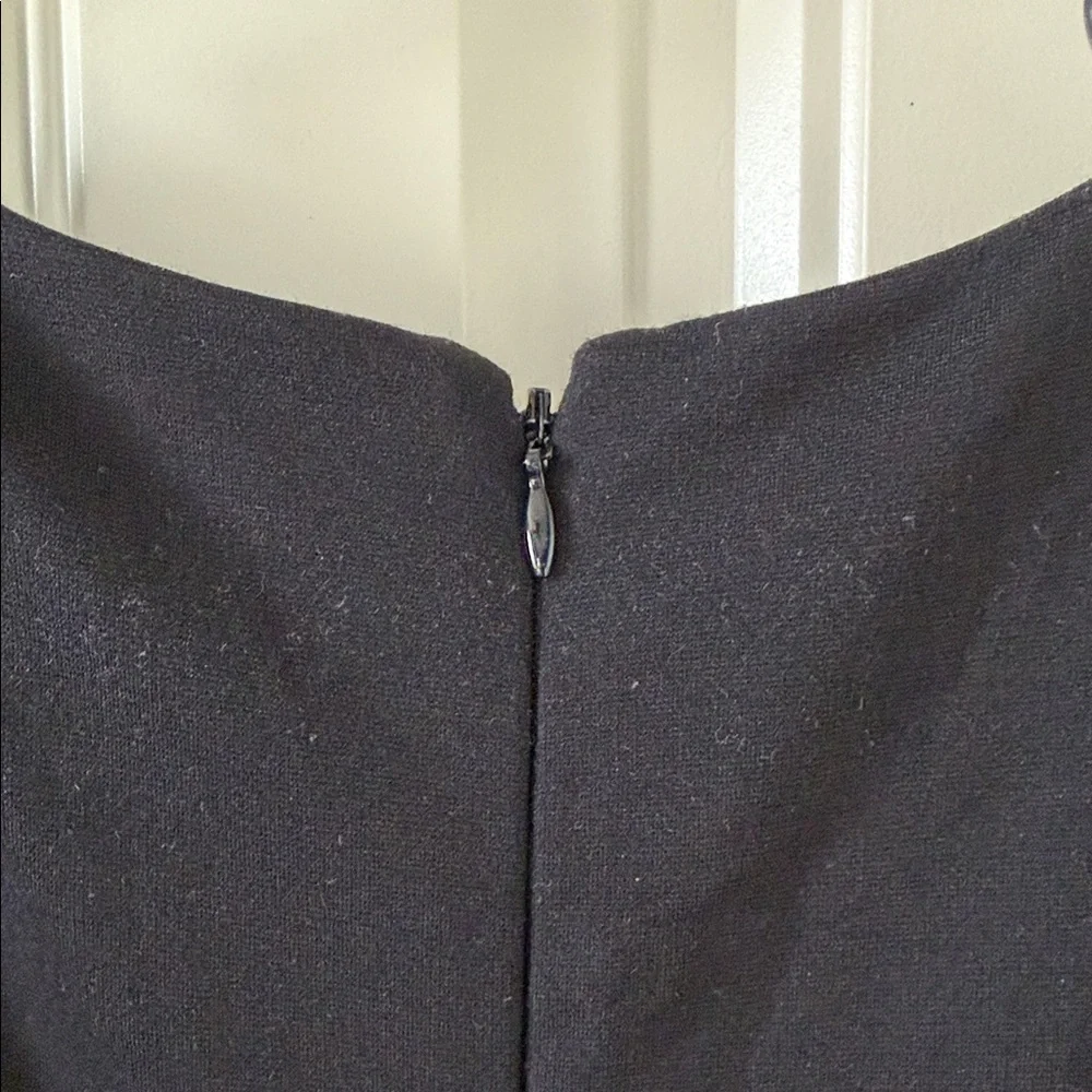 Johnston & Murphy Black Sleeveless Midi Dress with Waist Tab Detail - Picture 5 of 6